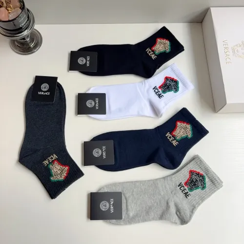 Replica Versace Socks For Men #1476516 $29.00 USD for Wholesale