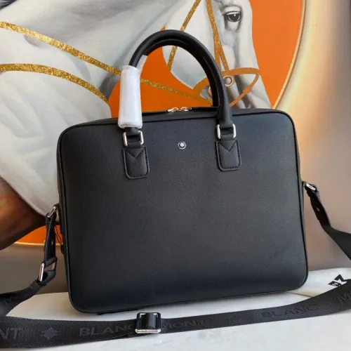 Replica Mont Blanc AAA Man Handbags #1477106 $160.00 USD for Wholesale