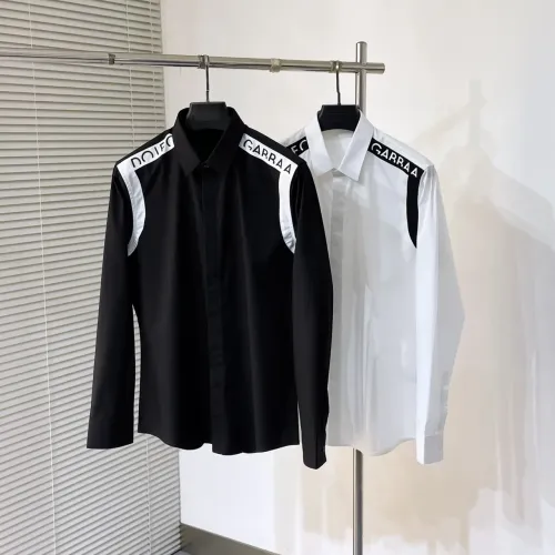 Replica Dolce & Gabbana D&G Shirts Long Sleeved For Men #1477287 $82.00 USD for Wholesale