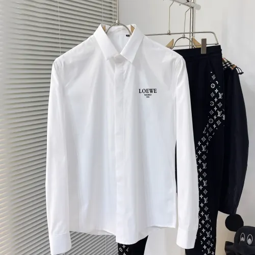 Replica LOEWE Shirts Long Sleeved For Men #1477297 $92.00 USD for Wholesale