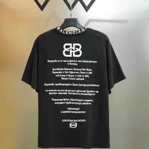Replica Balenciaga T-Shirts Short Sleeved For Unisex #1478355 $45.00 USD for Wholesale