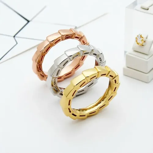 Replica Bvlgari Rings In Gold For Unisex #1478874 $25.00 USD for Wholesale