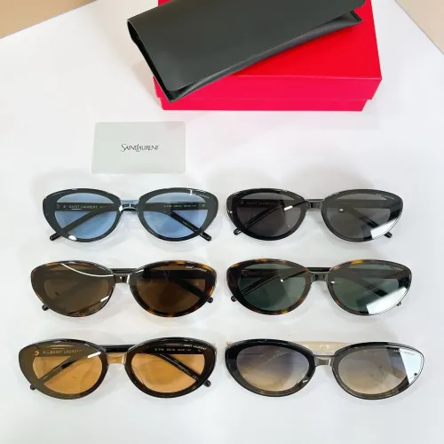 Replica Yves Saint Laurent YSL AAA Quality Sunglasses #1478953 $60.00 USD for Wholesale
