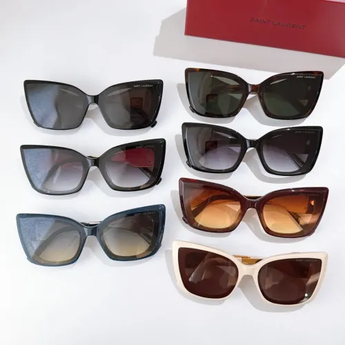 Replica Yves Saint Laurent YSL AAA Quality Sunglasses #1478983 $60.00 USD for Wholesale