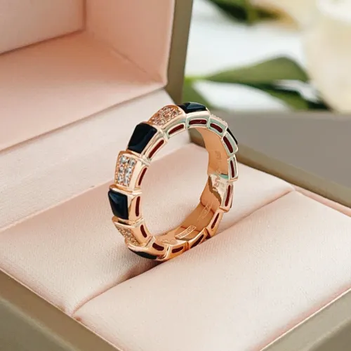 Replica Bvlgari Rings In Rose Gold For Women #1479176 $32.00 USD for Wholesale