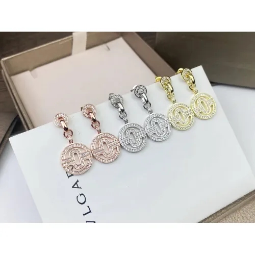 Replica Bvlgari Earrings For Women #1479649 $25.00 USD for Wholesale