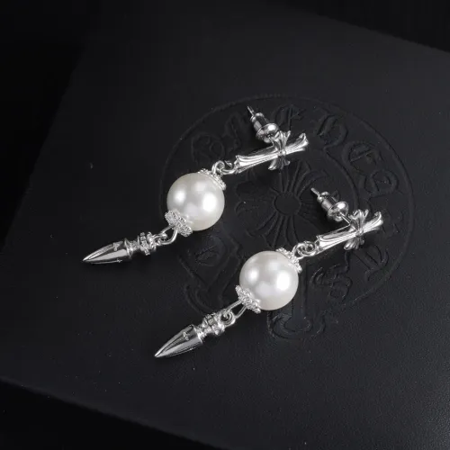 Replica Chrome Hearts Earrings For Women #1479749 $38.00 USD for Wholesale