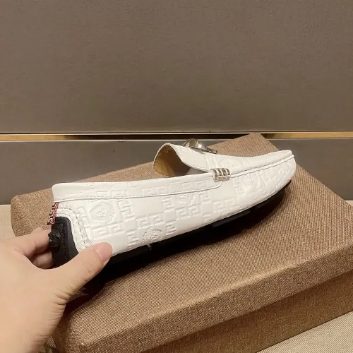 Replica Versace Leather Shoes For Men #1480560 $76.00 USD for Wholesale