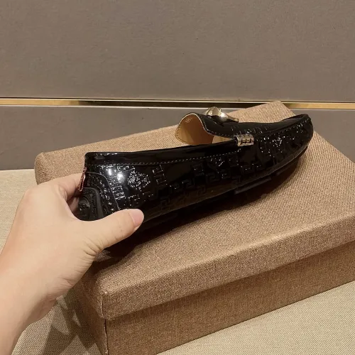 Replica Versace Leather Shoes For Men #1480561 $76.00 USD for Wholesale