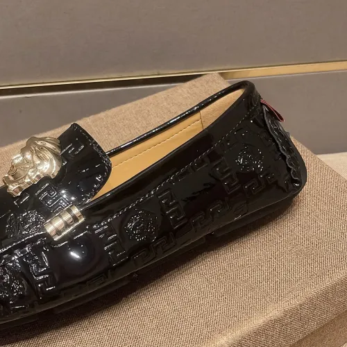 Replica Versace Leather Shoes For Men #1480561 $76.00 USD for Wholesale