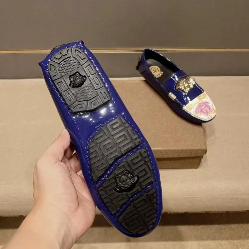 Replica Versace Leather Shoes For Men #1480563 $76.00 USD for Wholesale