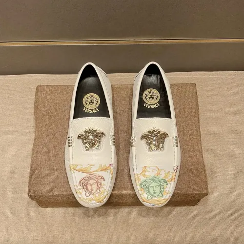 Versace Leather Shoes For Men #1480565, $80.00 USD, [ITEM#1480565], Versace Leather Shoes