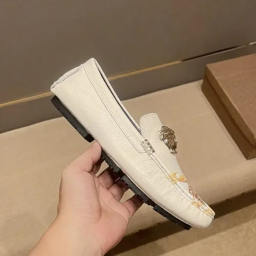 Replica Versace Leather Shoes For Men #1480565 $80.00 USD for Wholesale