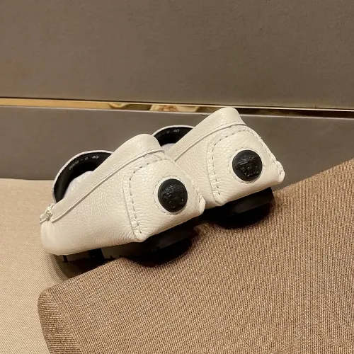 Replica Versace Leather Shoes For Men #1480565 $80.00 USD for Wholesale