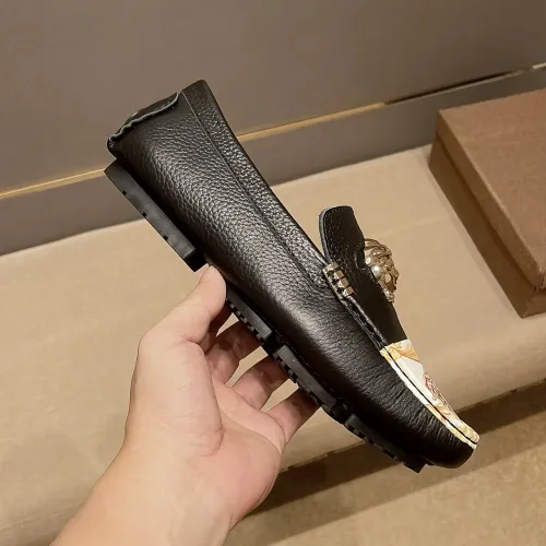 Replica Versace Leather Shoes For Men #1480566 $80.00 USD for Wholesale