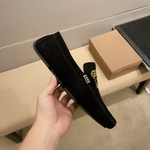 Replica Versace Leather Shoes For Men #1480567 $76.00 USD for Wholesale