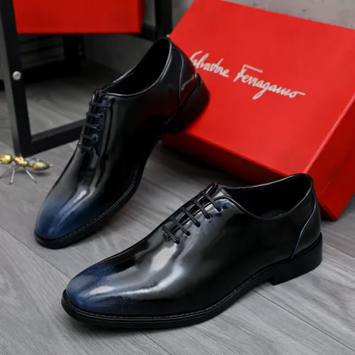 Salvatore Ferragamo Leather Shoes For Men #1480637