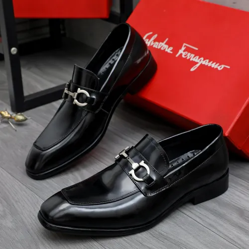 Salvatore Ferragamo Leather Shoes For Men #1480640