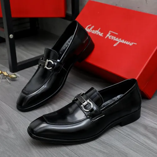 Salvatore Ferragamo Leather Shoes For Men #1480642