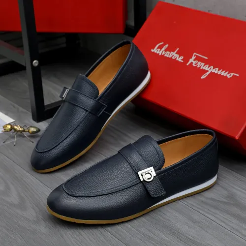Salvatore Ferragamo Leather Shoes For Men #1480645