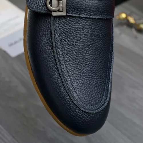 Replica Salvatore Ferragamo Leather Shoes For Men #1480645 $85.00 USD for Wholesale