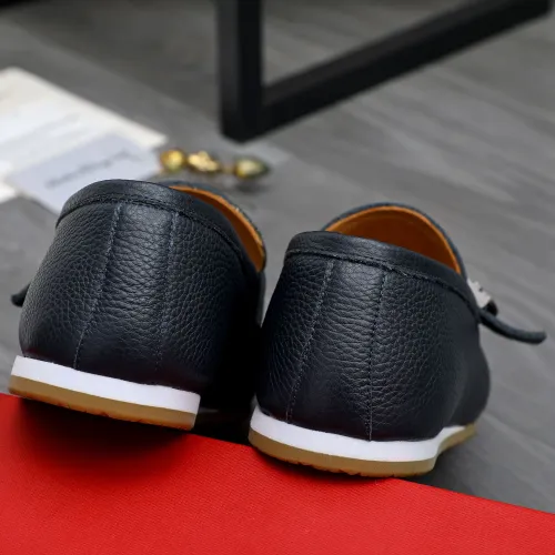 Replica Salvatore Ferragamo Leather Shoes For Men #1480645 $85.00 USD for Wholesale