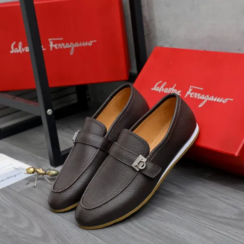Salvatore Ferragamo Leather Shoes For Men #1480647