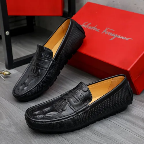 Salvatore Ferragamo Leather Shoes For Men #1480649