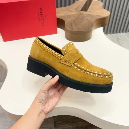 Replica Valentino Leather Shoes For Men #1480817 $128.00 USD for Wholesale