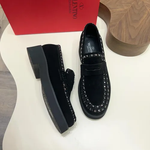 Replica Valentino Leather Shoes For Men #1480818 $128.00 USD for Wholesale