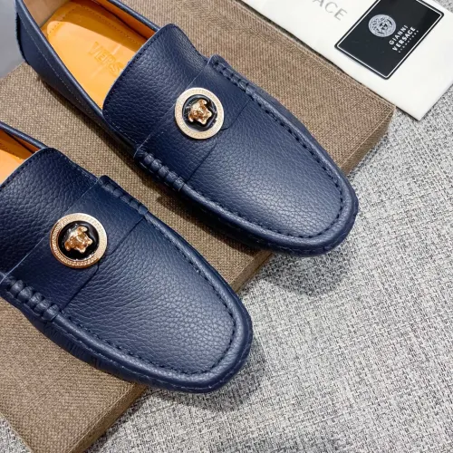 Replica Versace Leather Shoes For Men #1480854 $85.00 USD for Wholesale
