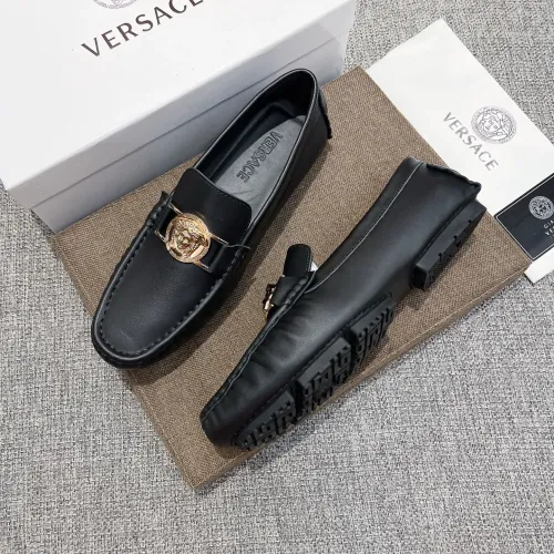 Versace Leather Shoes For Men #1480855