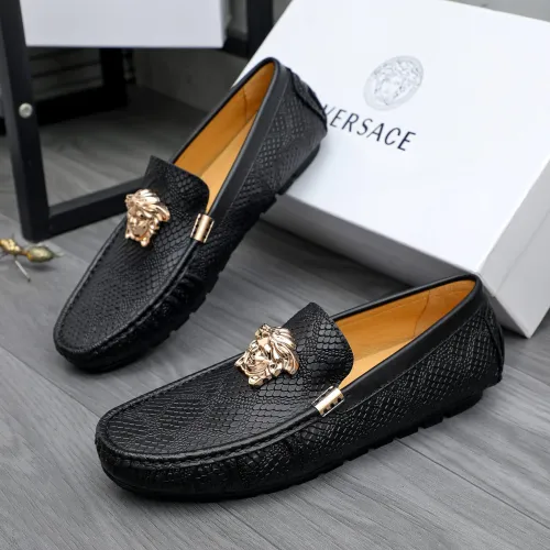 Versace Leather Shoes For Men #1480946, $72.00 USD, [ITEM#1480946], Versace Leather Shoes