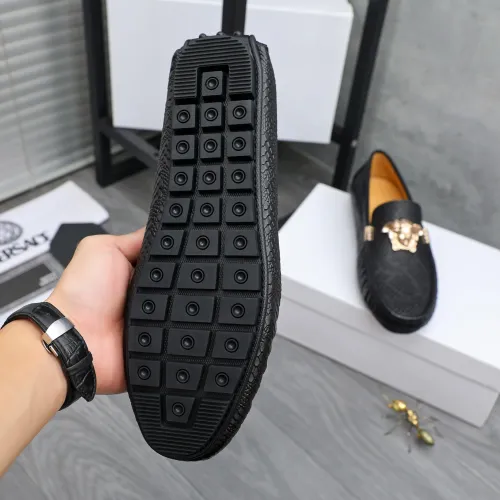 Replica Versace Leather Shoes For Men #1480946 $72.00 USD for Wholesale