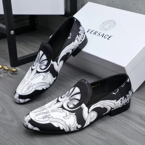 Versace Leather Shoes For Men #1480948, $85.00 USD, [ITEM#1480948], Versace Leather Shoes