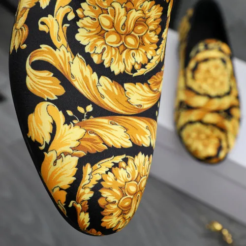 Replica Versace Leather Shoes For Men #1480949 $85.00 USD for Wholesale