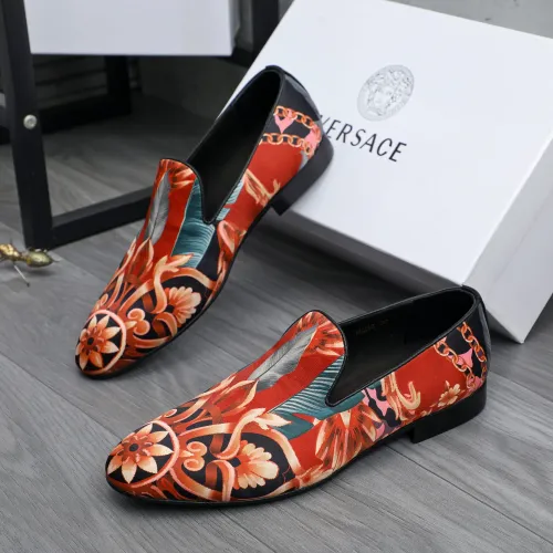 Versace Leather Shoes For Men #1480951, $85.00 USD, [ITEM#1480951], Versace Leather Shoes