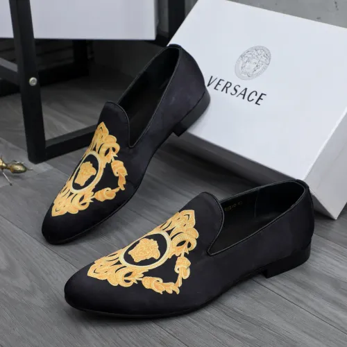 Versace Leather Shoes For Men #1480954, $85.00 USD, [ITEM#1480954], Versace Leather Shoes