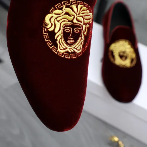Replica Versace Leather Shoes For Men #1480955 $85.00 USD for Wholesale