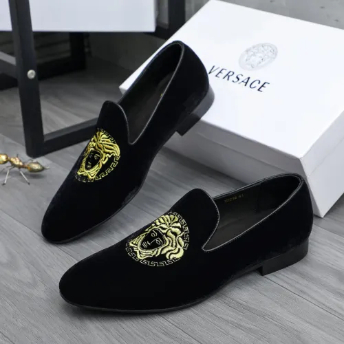 Versace Leather Shoes For Men #1480956, $85.00 USD, [ITEM#1480956], Versace Leather Shoes
