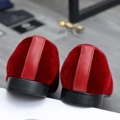 Replica Versace Leather Shoes For Men #1480957 $85.00 USD for Wholesale