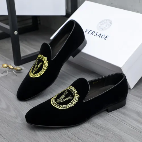 Versace Leather Shoes For Men #1480958, $85.00 USD, [ITEM#1480958], Versace Leather Shoes