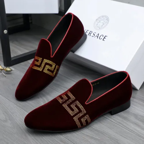 Versace Leather Shoes For Men #1480959, $85.00 USD, [ITEM#1480959], Versace Leather Shoes