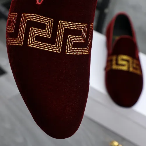 Replica Versace Leather Shoes For Men #1480959 $85.00 USD for Wholesale