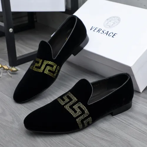 Versace Leather Shoes For Men #1480960, $85.00 USD, [ITEM#1480960], Versace Leather Shoes