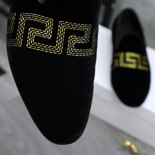 Replica Versace Leather Shoes For Men #1480960 $85.00 USD for Wholesale