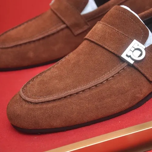 Replica Salvatore Ferragamo Leather Shoes For Men #1481304 $100.00 USD for Wholesale
