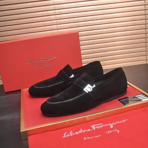 Salvatore Ferragamo Leather Shoes For Men #1481306
