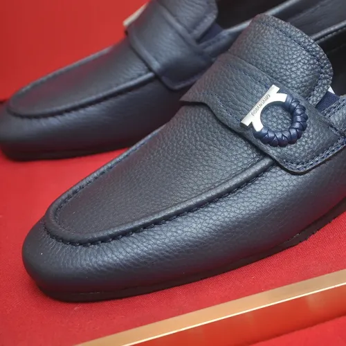 Replica Salvatore Ferragamo Leather Shoes For Men #1481309 $100.00 USD for Wholesale