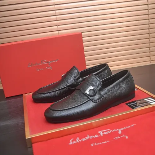 Salvatore Ferragamo Leather Shoes For Men #1481310